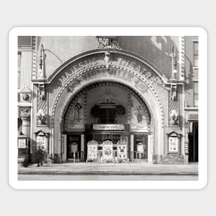 The Majestic Theatre, 1910. Vintage Photo Magnet